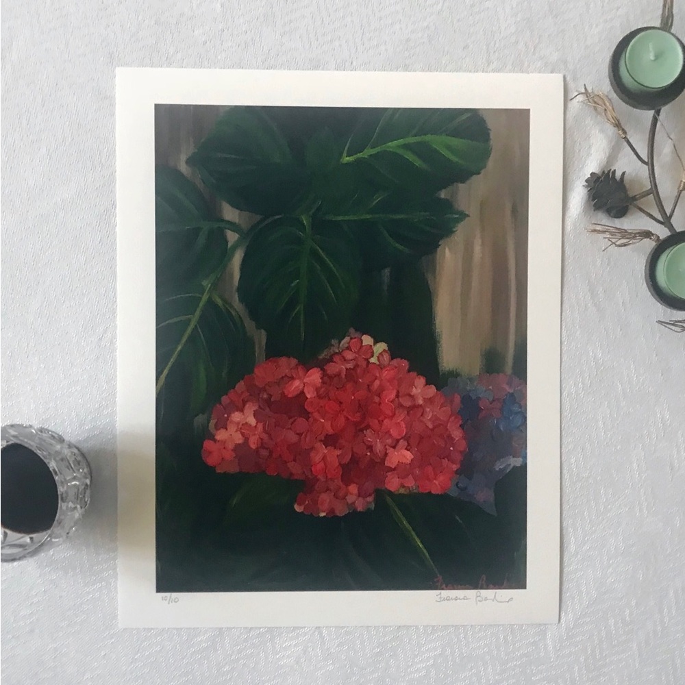 Limited edition print “Colorful Hydrangeas”